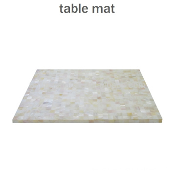 CCFN-MP Eco amistoso de China de agua dulce Shell Dinning Table Mat